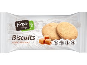 Free village Sušenky karamelové  bez lepku 90 g