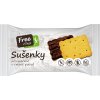 Free village Sušenky polomáčené v tmavé polevě bez lepku 80 g