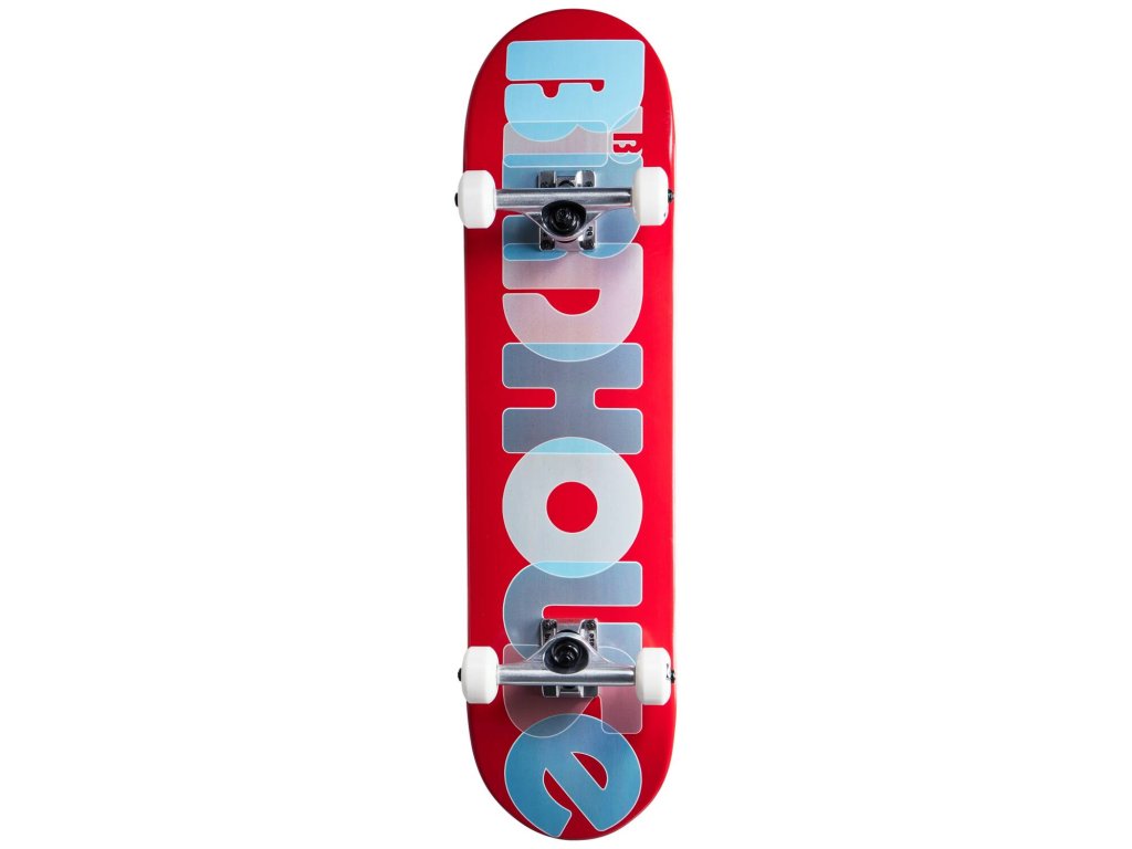 Skateboard BIRDHOUSE Stage 1 Opacity Logo 2 8" Skateboard - Red