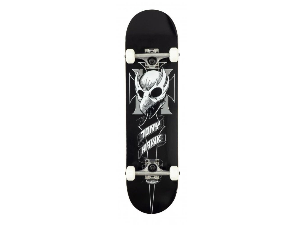 Skateboard BIRDHOUSE Stage 1 Crest 8" Skateboard - Black