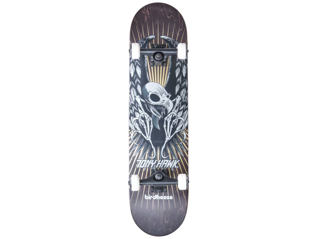 Skateboard BIRDHOUSE Stage 3 Hawk Wings 7.75" Skateboard - Black