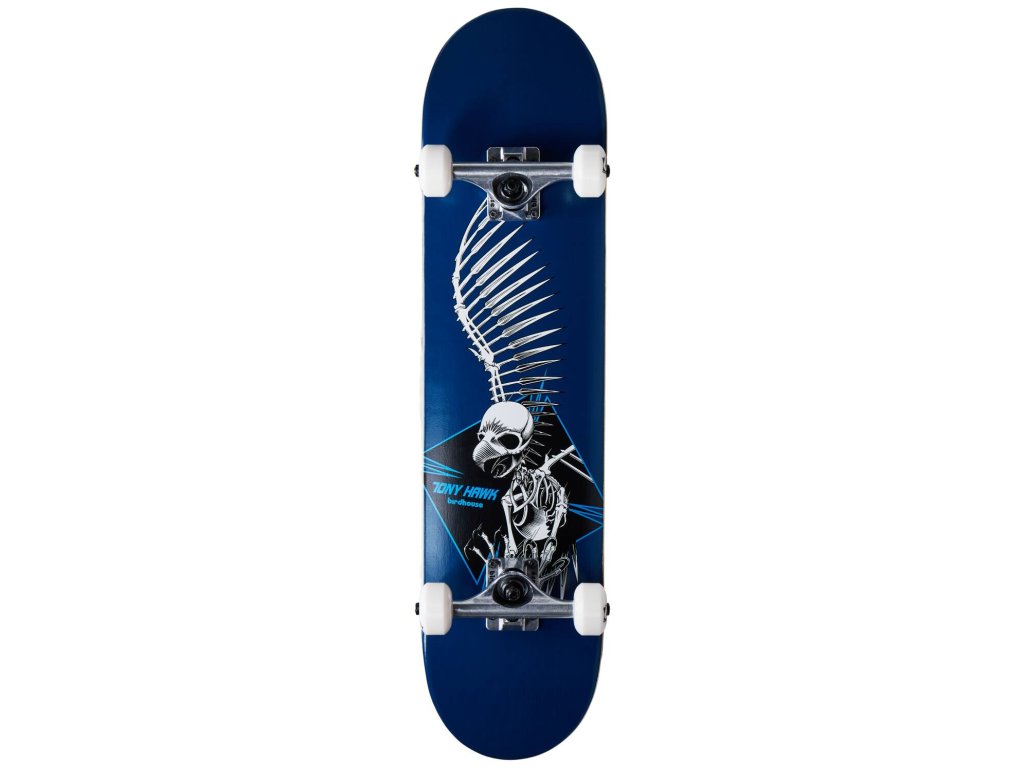Skateboard BIRDHOUSE Stage 1 Full Skull 2 7.5" Skateboard - Blue