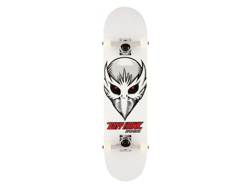 Skateboard BIRDHOUSE Stage 1 Birdman Head 7.5" Skateboard - White