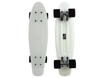 Cruiser Street Surfing Beach Board Cruiser 22.6" -Glow White