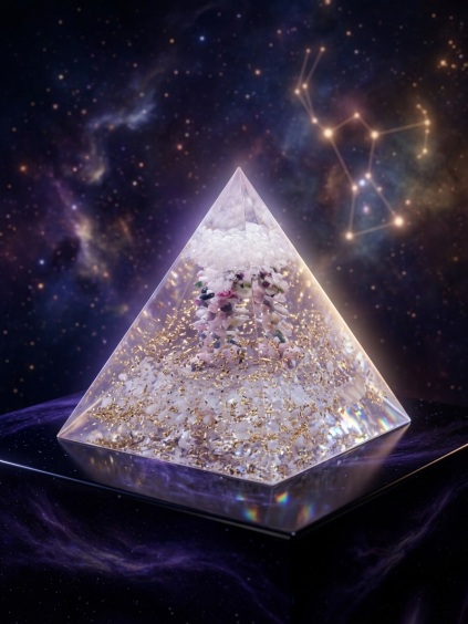 Orgonitová pyramida Maxi 16,5 cm