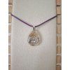 Amulet růženín krystal