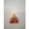 Pyramida zlato-červená 5,5cm
