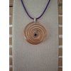 Amulet velky kulatý kyanit