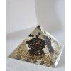 Orgonitová Pyramida Šungitový Torus 8cm