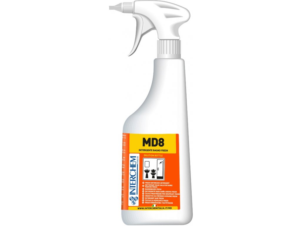 MD8 – Systémová láhev s rozprašovačem, 750 ml