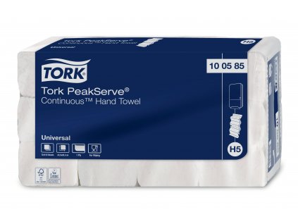 TORK PeakServe 100585 - Jednovrstvé papírové ručníky H5, 12 x 410 ks - Karton