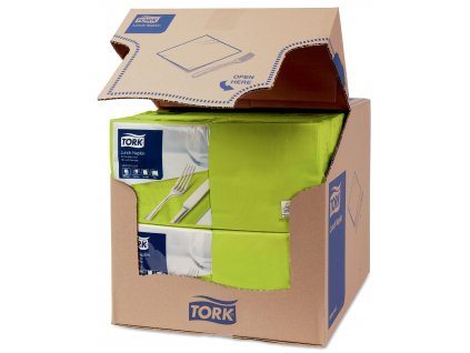 tork ubrousek limetka obed 33x33 cm 10x 200 ks kt 9606