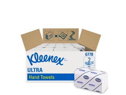KLEENEX® ULTRA Papírové ručníky, 2 vr. - Karton