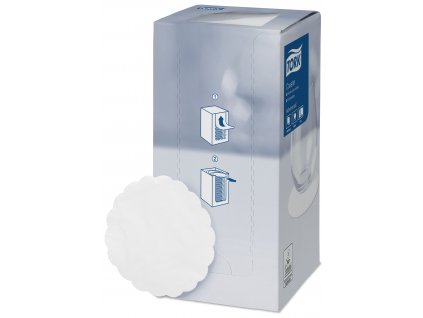 TORK 474474 – Bílé rozetky, 9 cm, 3000 ks/kt - Karton