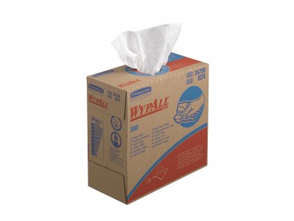 WYPALL X60 – netkaná textilie, utěrky skládané 10 x 126 ks, 43 x 23 cm - Karton