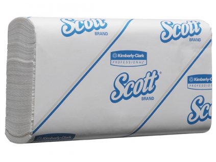 SCOTT® SLIMFOLD Papírové ručníky – M sklad / bílá, 1vr. - Karton 16 x 110ks