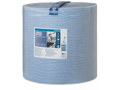 TORK 130050 – Tork papírová utěrka Plus W1, modrá, 2vr., 510 m, 1500 útr. MIMOŘÁDNÁ CENA = VYŠISOVANÁ BARVA NA VNĚJŠKU - nemá v