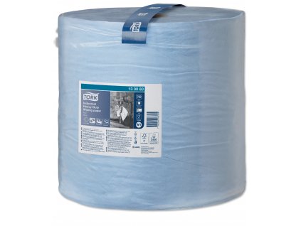 TORK 130080 – Heavy Duty průmyslová papírová utěrka W1, velká role, 3vr., 750útr