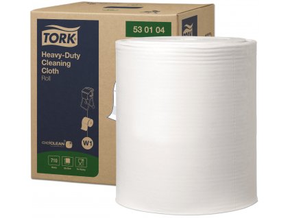 TORK 530104 – Heavy Duty čisticí utěrka W1, netkaná text., 1 vr., 710 útr.