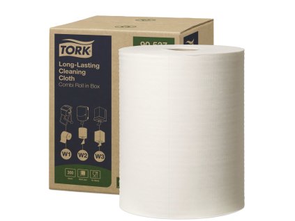 TORK 90537 – Long Lasting čisticí utěrka W1/W2/W3, netkaná text., 114 m, 300 útr