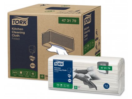 tork 473179 tork skladana kuchynska uterka na cisteni w4 netkana text bile 4x 75 utr karton 9228