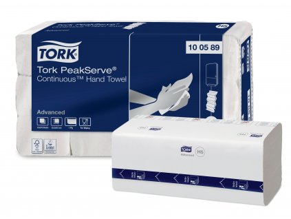 TORK PeakServe 100589 - Jednovrstvé papírové ručníky H5, 12 x 270 ks - Karton