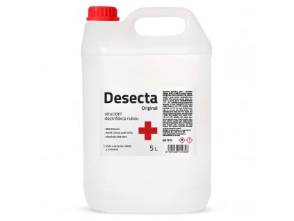 DESECTA Original - Tekutá alkoholová dezinfekce na ruce, 80 % alk., 5 L