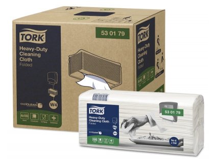 TORK 530179 – Heavy–Duty čisticí utěrka netkaná W4, 4x105 kusů - Karton