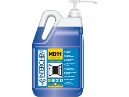 MD11 - BOX 2x 5l + pumpa, Ultra koncentrovaný čistič na okna a skla, pumpa 30 ml