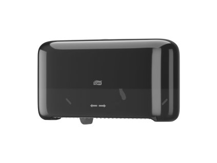 tork 558068 optiserve zasobnik na 2 role bezdutinkoveho toaletniho papiru t7 cerny 11354