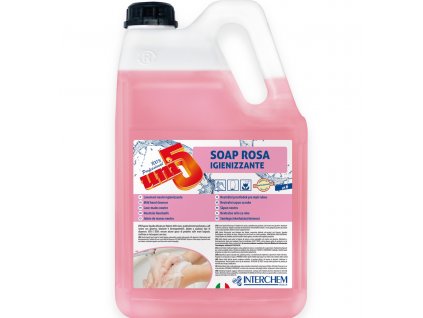UNI5 SOAP ROSA - jemné tekuté mýdlo pro dávkovače mýdla, 5 kg