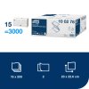 TORK 100278 – Singlefold extra jemné papírové ručníky H3, 2vr., 15 x 200ks- Karton