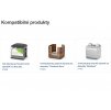 TORK 13671 – Xpressnap Snack® extra jemné bílé ubrousky do zásobníku s dekorem lístků N10, 2vr., 8x500 ks - Karton