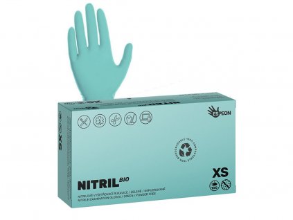 Nitrilové rukavice NITRYLEX, 100 ks (Velikost XS)
