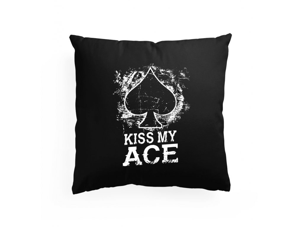 polštář Poker Kiss My Ace