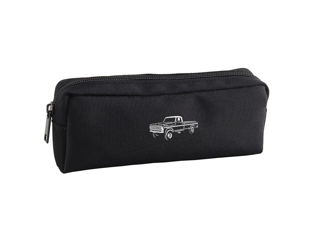 Pencil case black Vintage Truck Připraven Na Práci