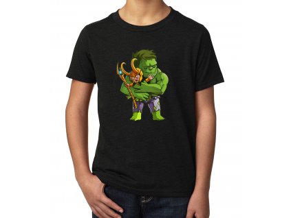 Dětské tričko Hulk a Loki Avengers