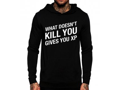 Unisex černá mikina s kapucí GTA zkušenosti