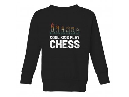 Dětská mikina Cool děti hrajou šachy