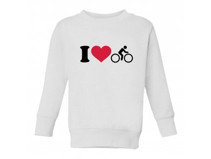 Dětská mikina Miluji jízdu na kole