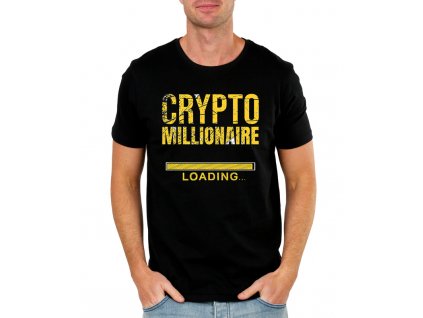 panske tricko Bitcoin milionář