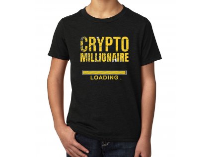 detske tricko Bitcoin milionář