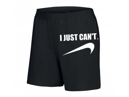 dámské šortky I just cant Parodie Nike