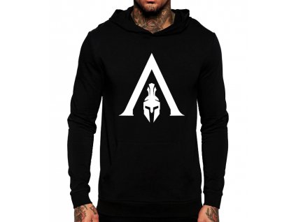 unisex černá mikina s kapucí Assassin's Creed Odyssey