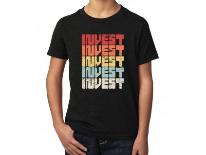 dětské tričko Investice