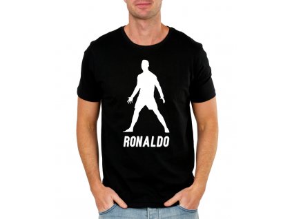 pánské černé tričko cristiano ronaldo cr7