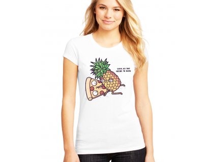 dámské tričko Pizza a ananas