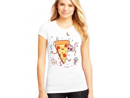 dámské tričko Pizza party