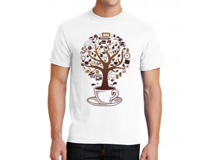 pánské tričko Kafe strom