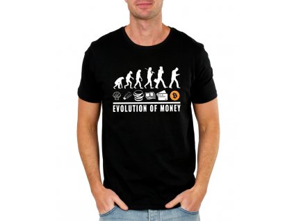 pánské tričko Evoluce peněz